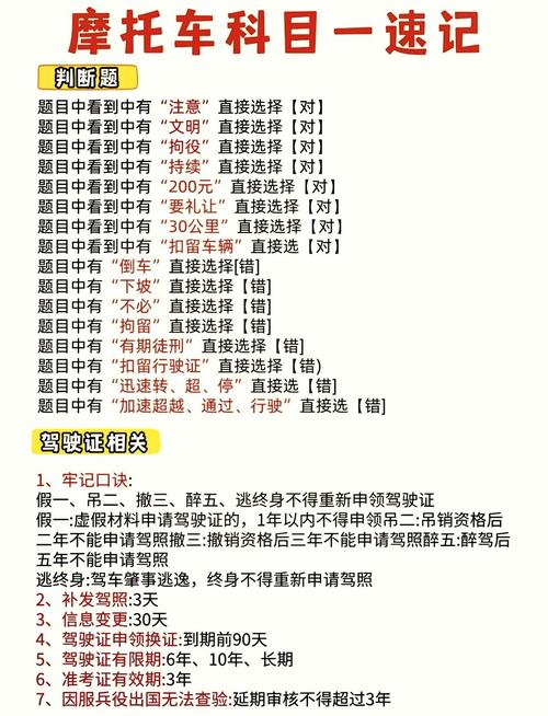 科目一考试题100口诀(2021科目一考试口诀)